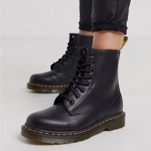 Dr. Martens Women’s 1460 Smooth Leather Lace Up Boots